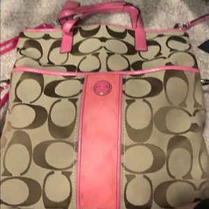 Coach purse with matching wallet